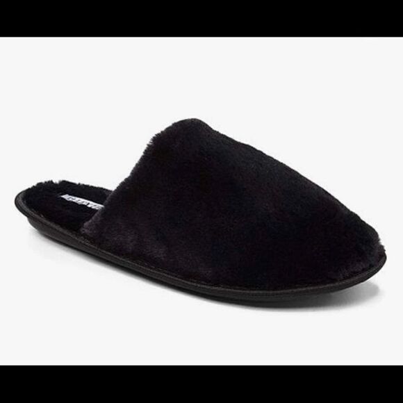 Ellen Tracy Faux Fur Slippers - Picture 1 of 5